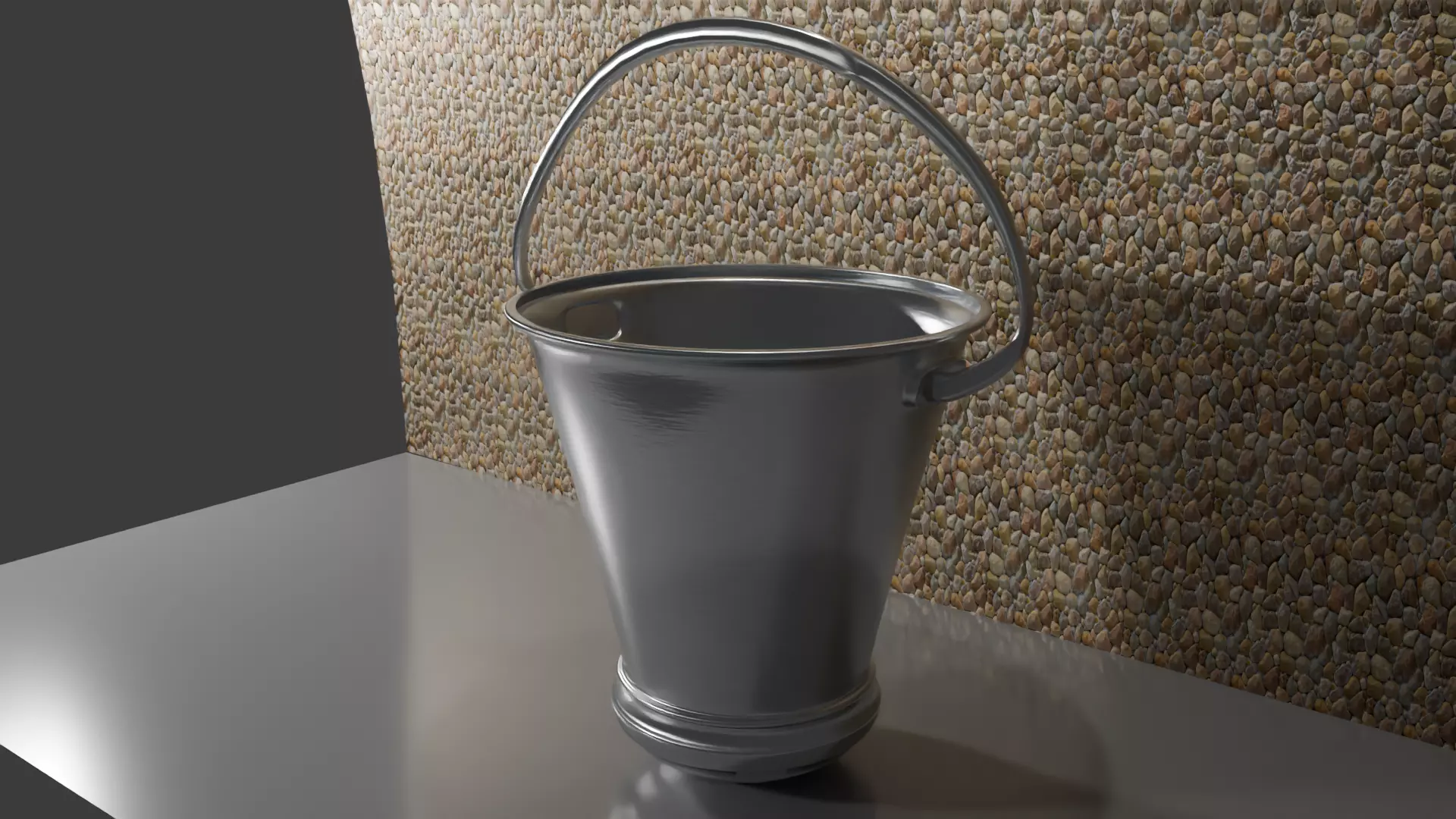 Realistic Pakistani Water bucket 3d Model Low-poly 3D model_0