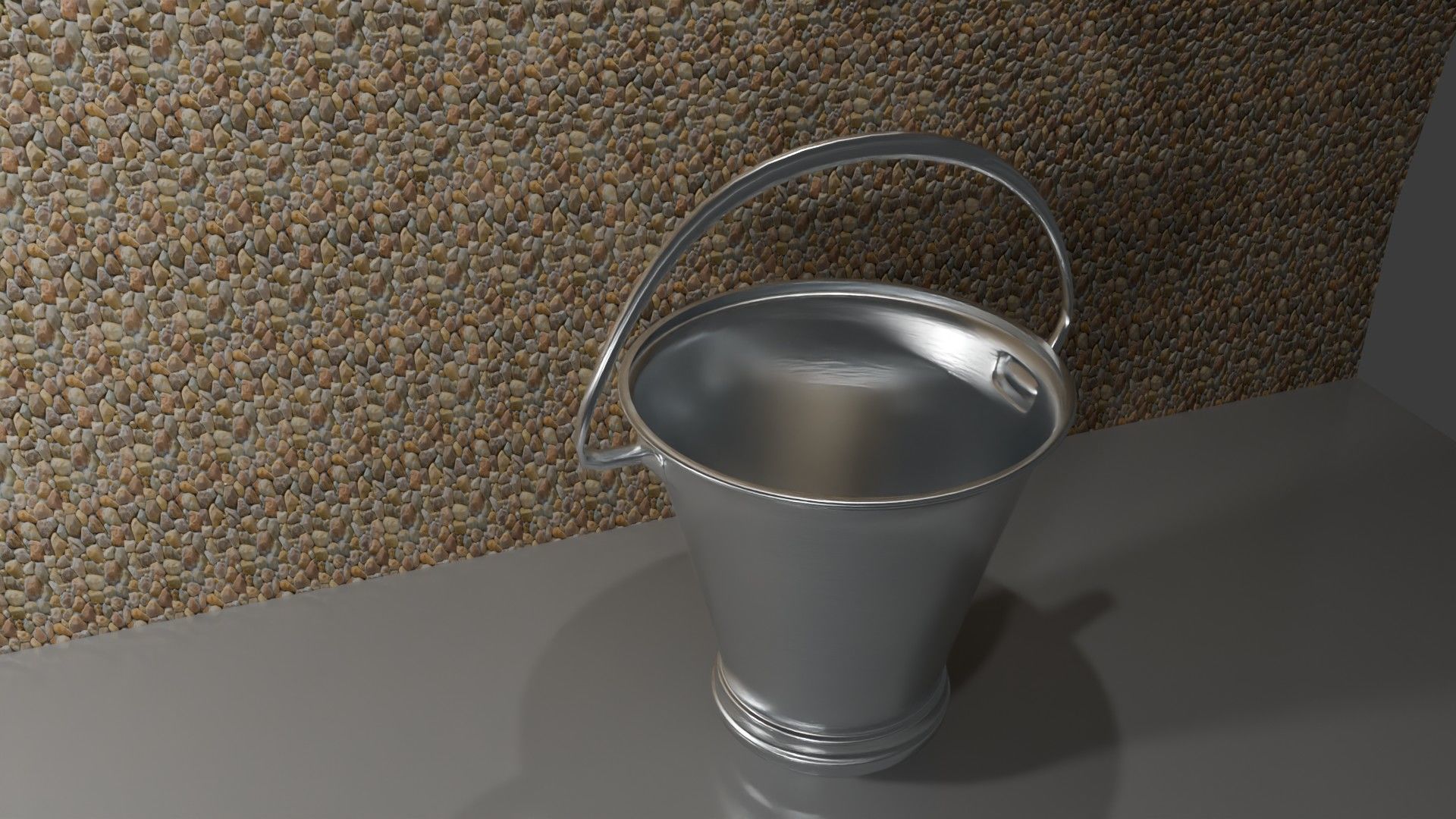 Realistic Pakistani Water bucket 3d Model Low-poly 3D model_3
