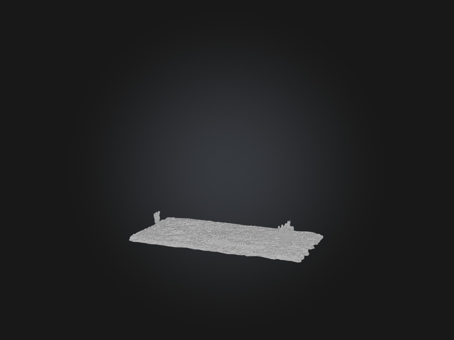 Realistic Alien Planet Model Low-poly 3D model_2