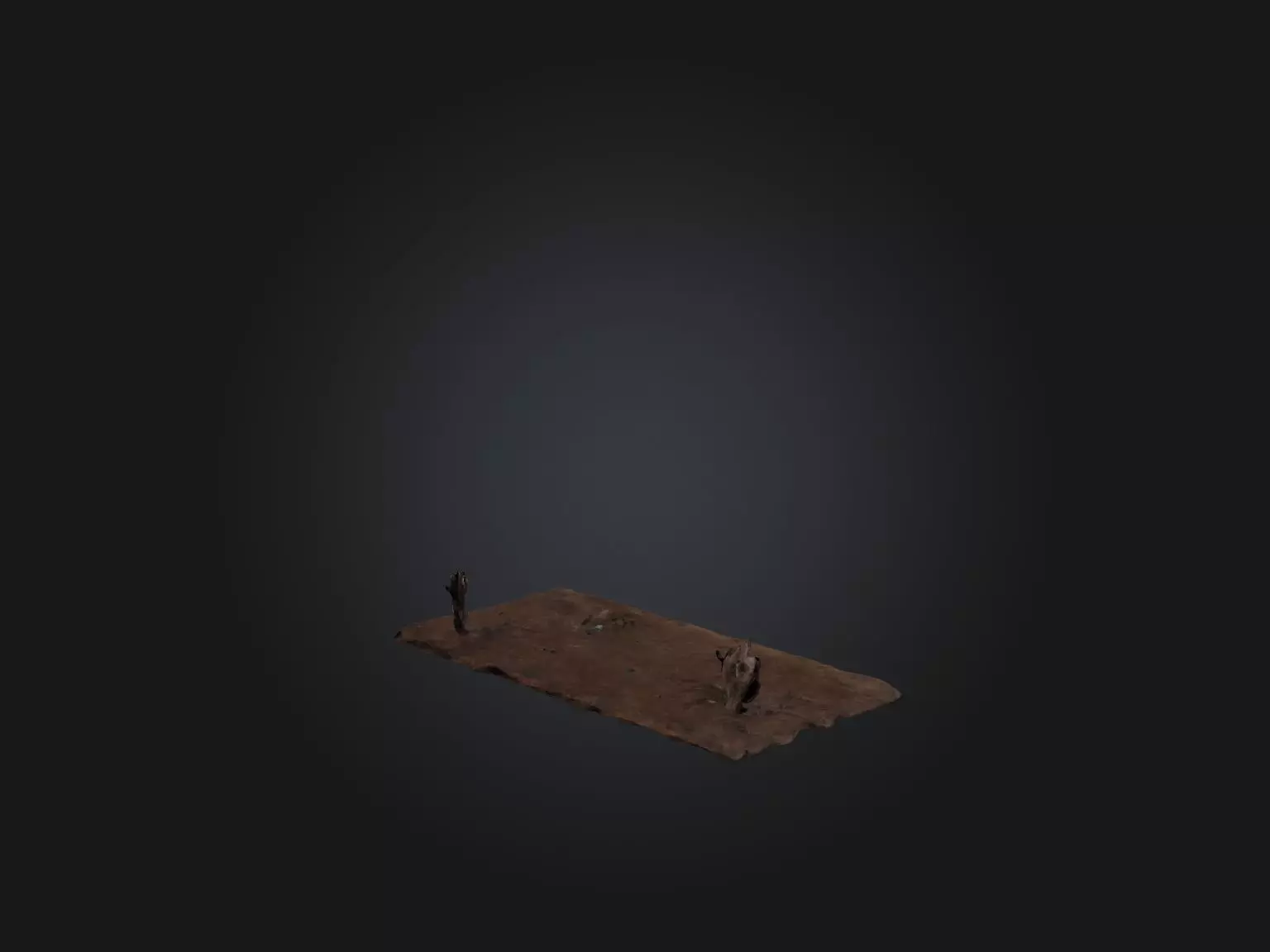 Realistic Alien Planet Model Low-poly 3D model_0