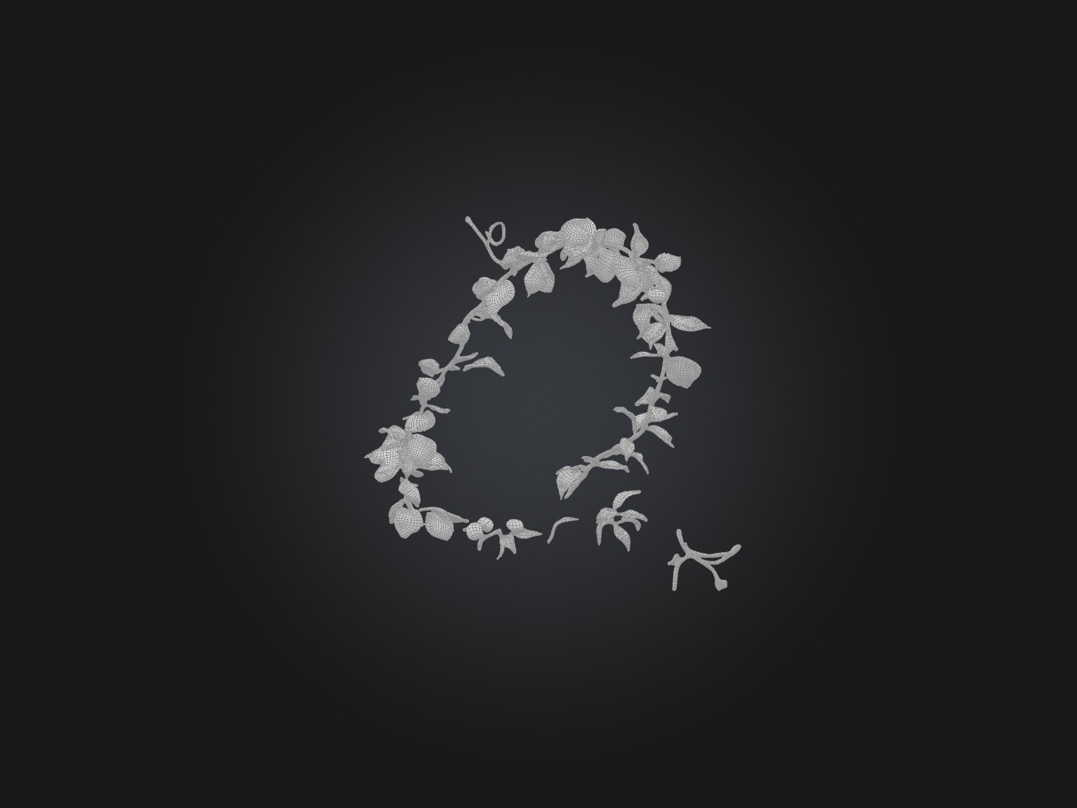 Peace Vine Model Low-poly 3D model_8