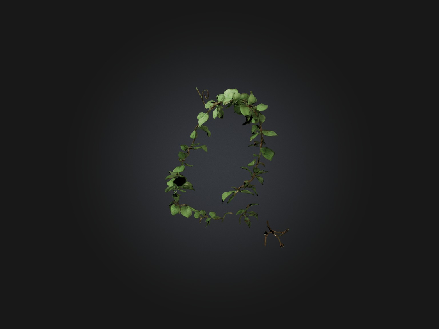 Peace Vine Model Low-poly 3D model_3