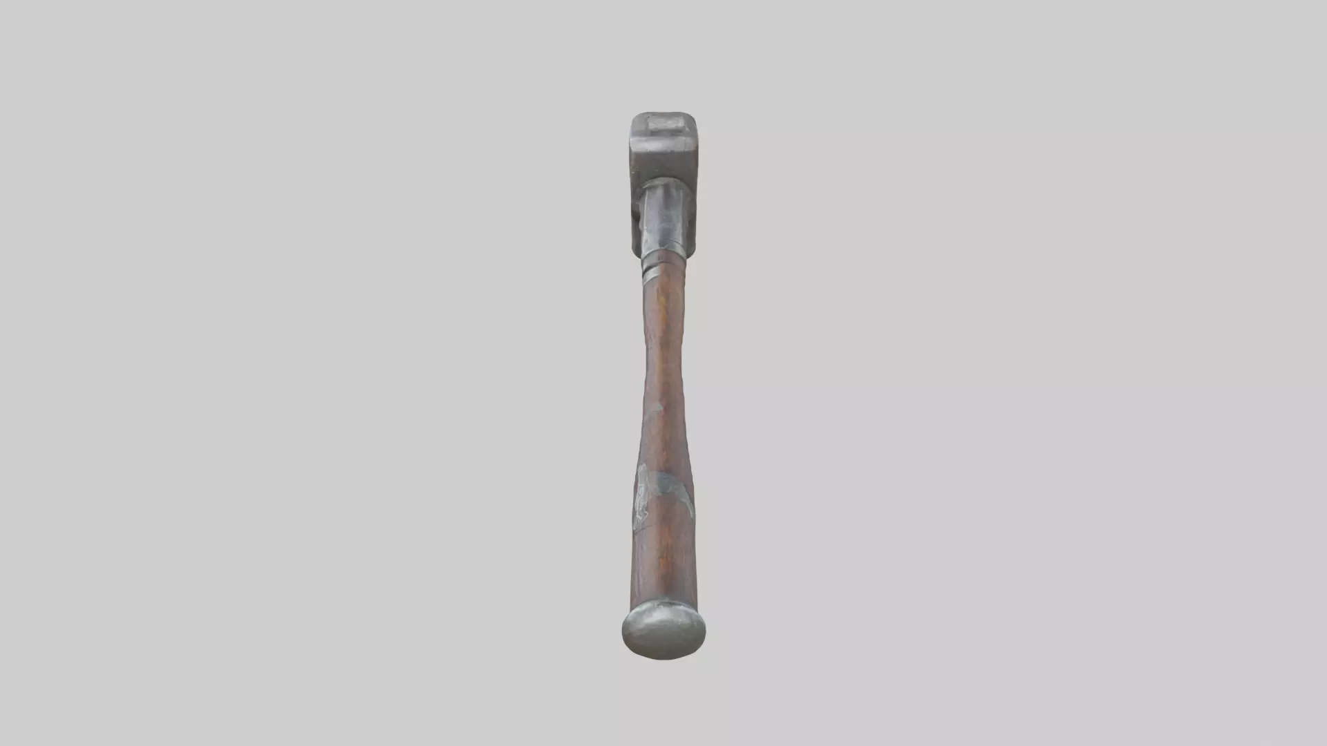 Old Hammer Model Low-poly 3D model_0