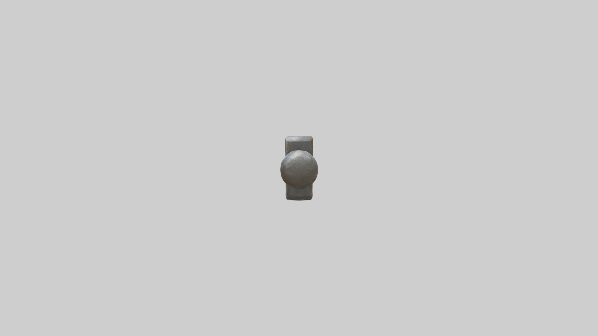 Old Hammer Model Low-poly 3D model_2