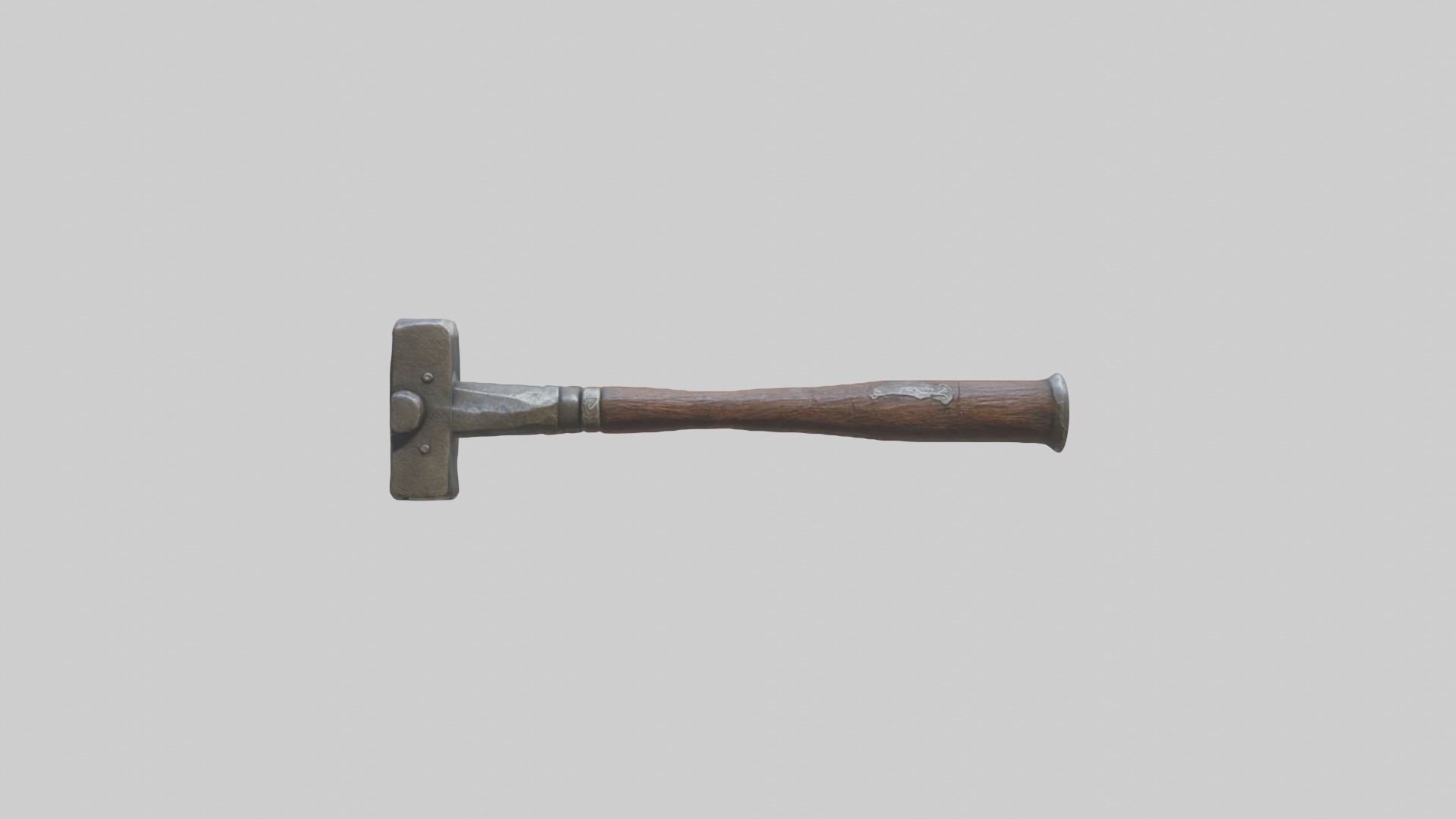 Old Hammer Model Low-poly 3D model_16