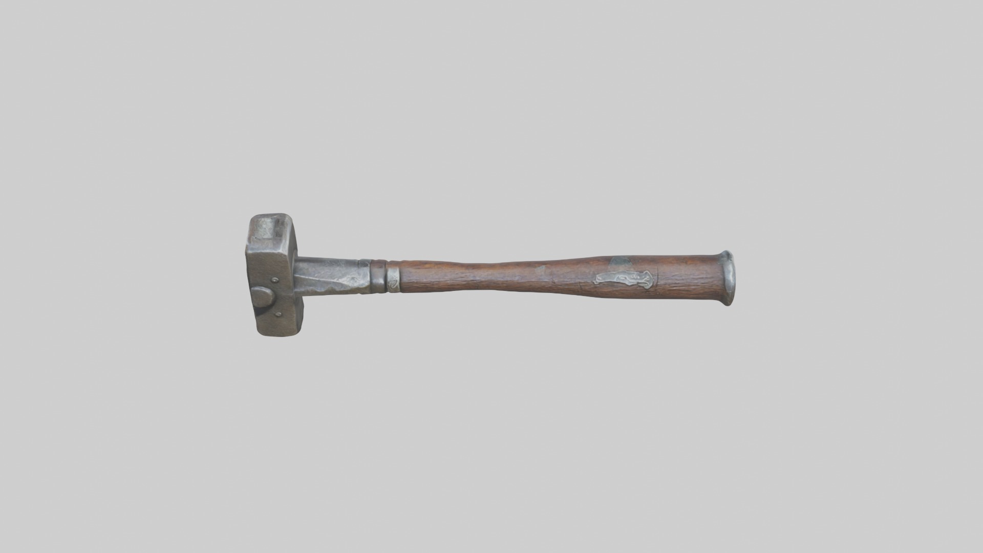 Old Hammer Model Low-poly 3D model_6