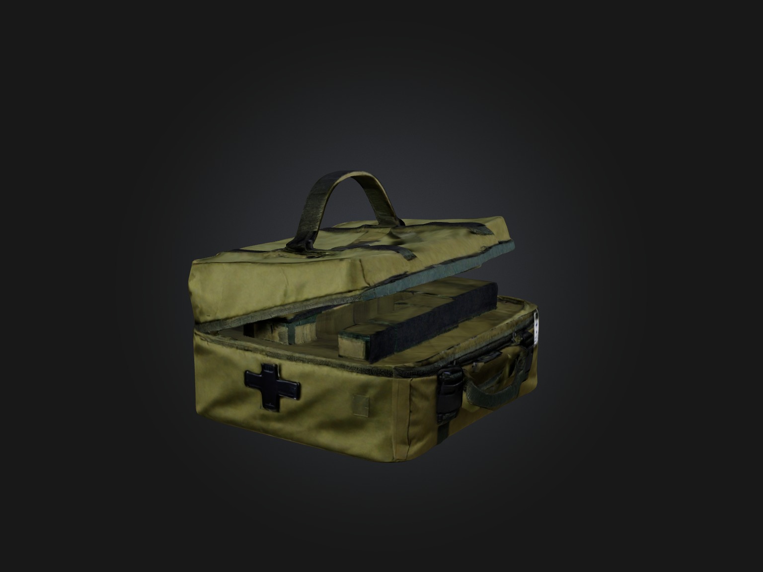 Med Kit Low-poly 3D model_10