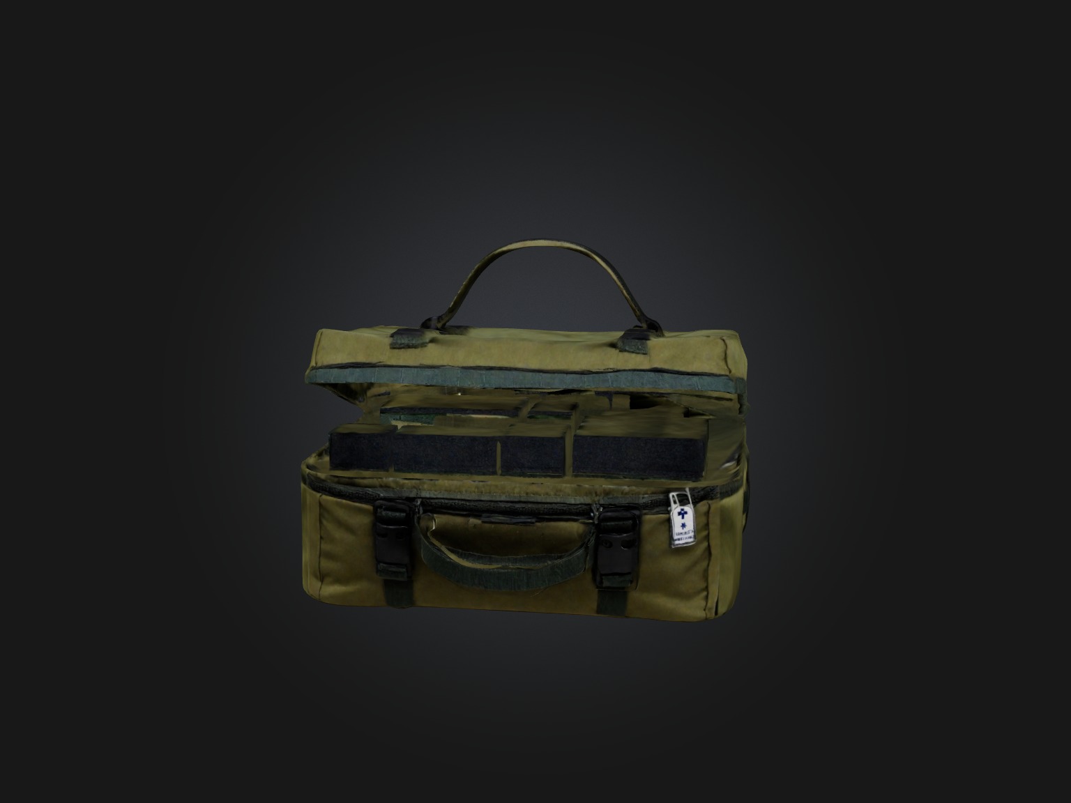 Med Kit Low-poly 3D model_9