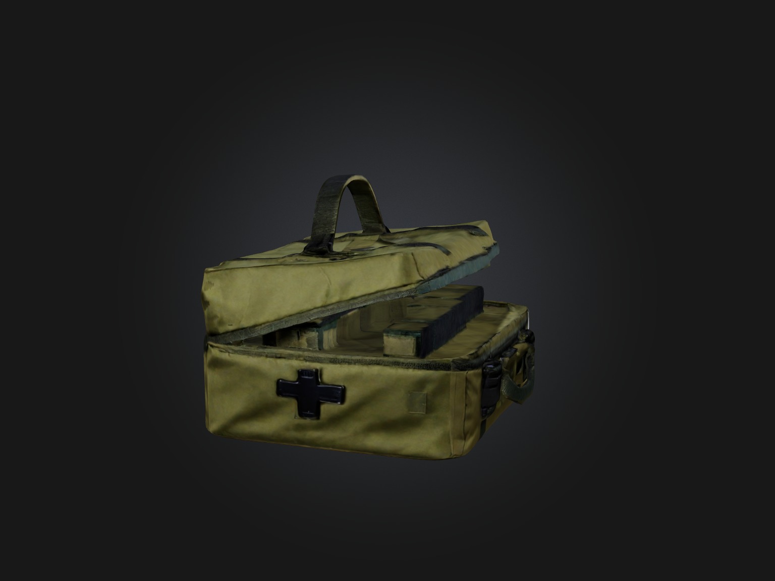 Med Kit Low-poly 3D model_4