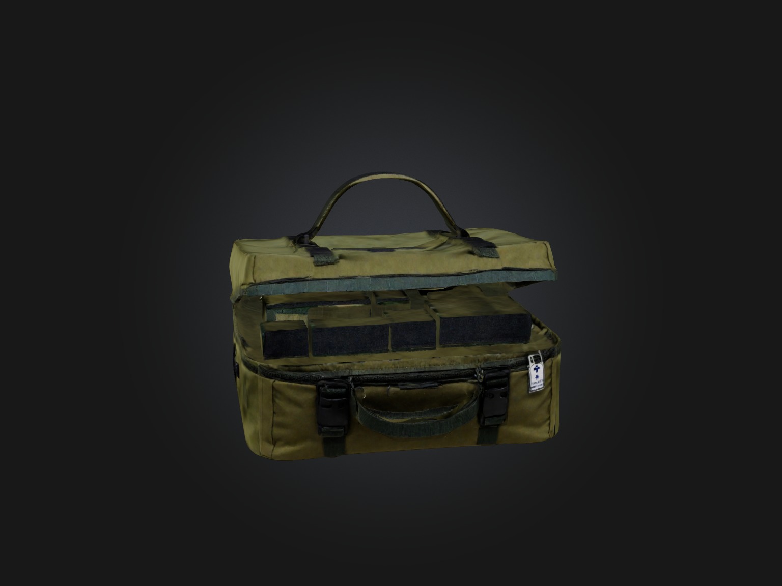 Med Kit Low-poly 3D model_1