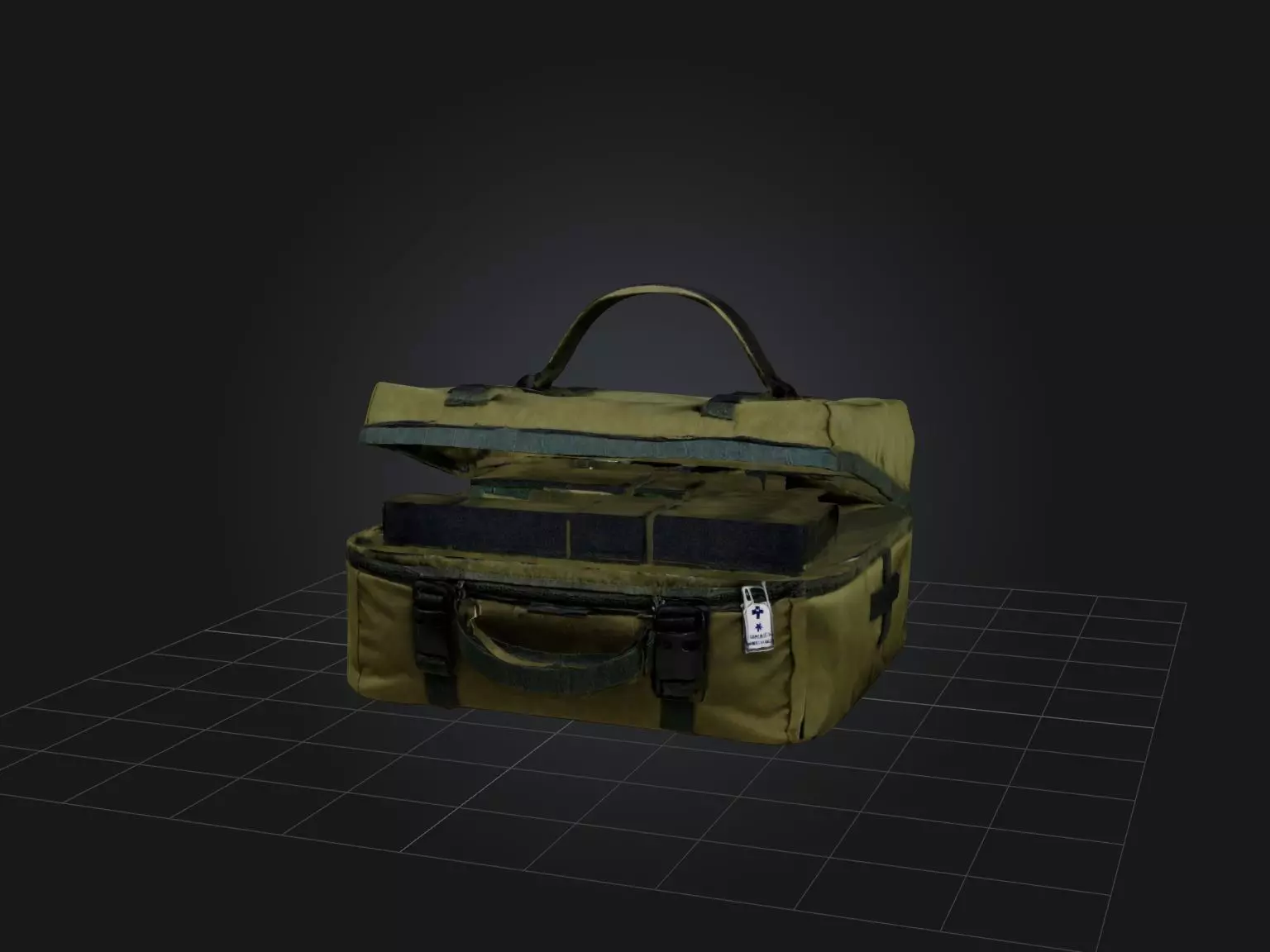 Med Kit Low-poly 3D model_0