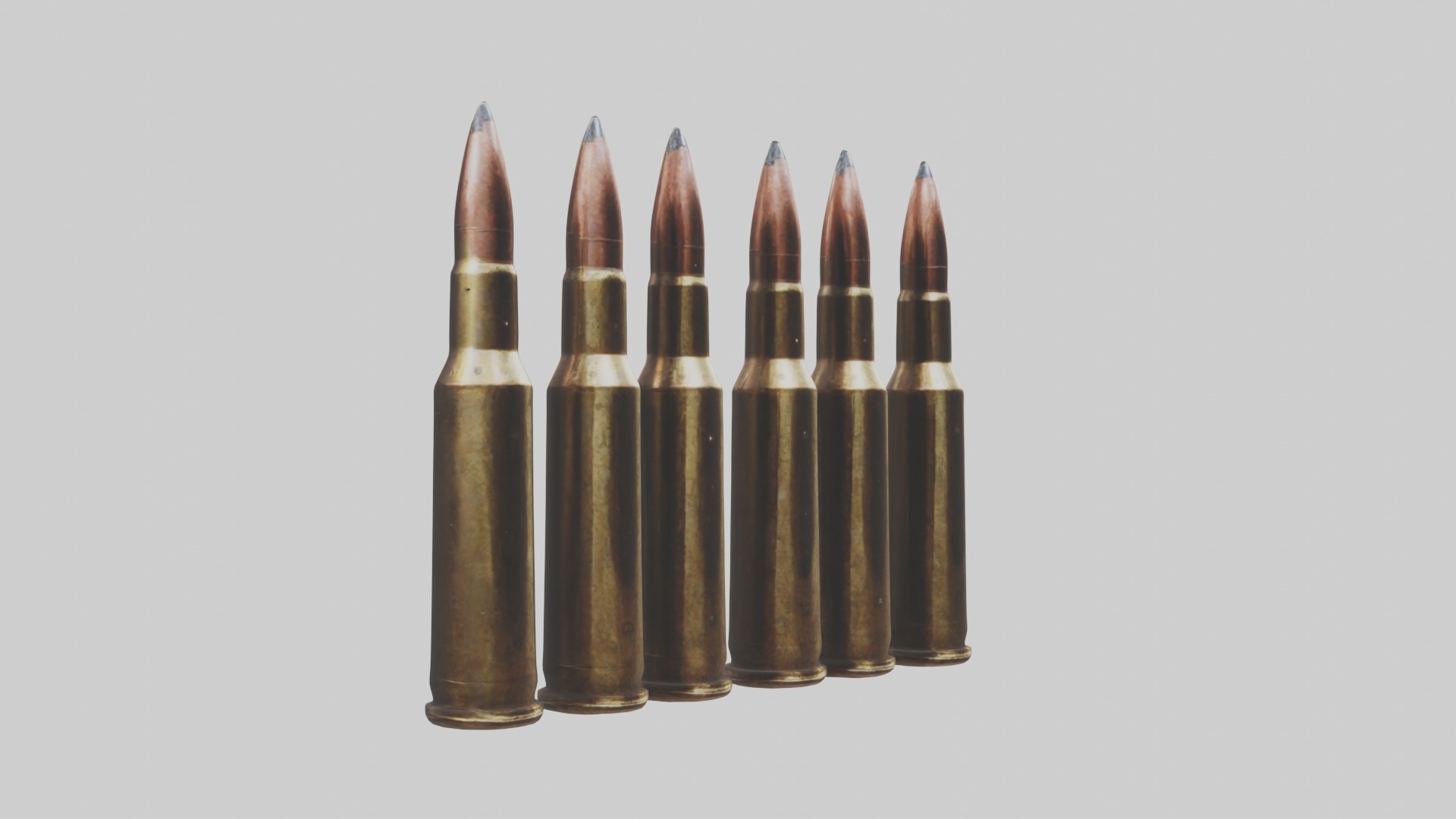 Magnum Rounds Low-poly 3D model_15