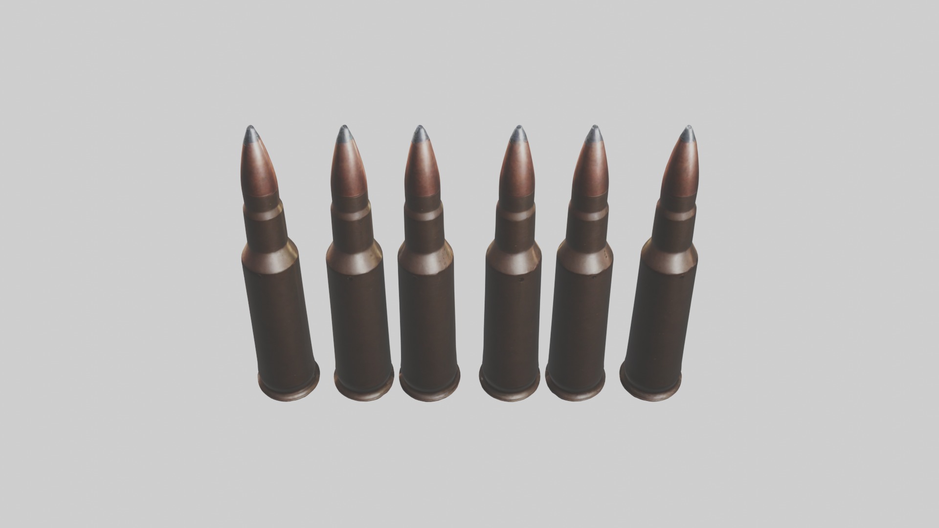 Magnum Rounds Low-poly 3D model_12