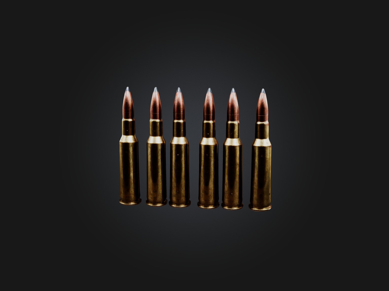 Magnum Rounds Low-poly 3D model_9