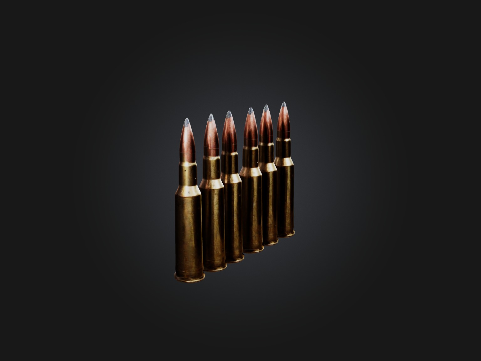 Magnum Rounds Low-poly 3D model_10
