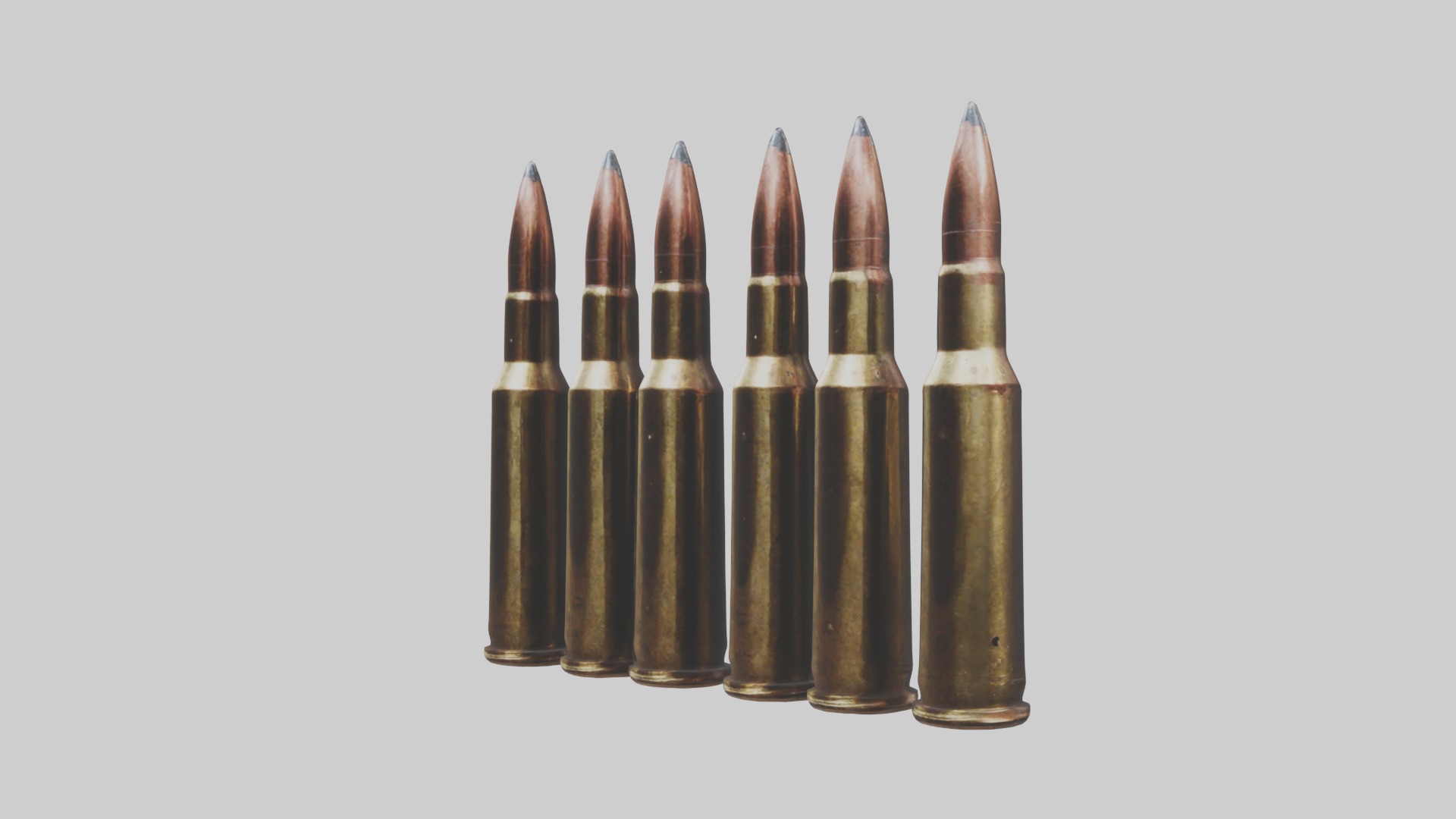 Magnum Rounds Low-poly 3D model_2