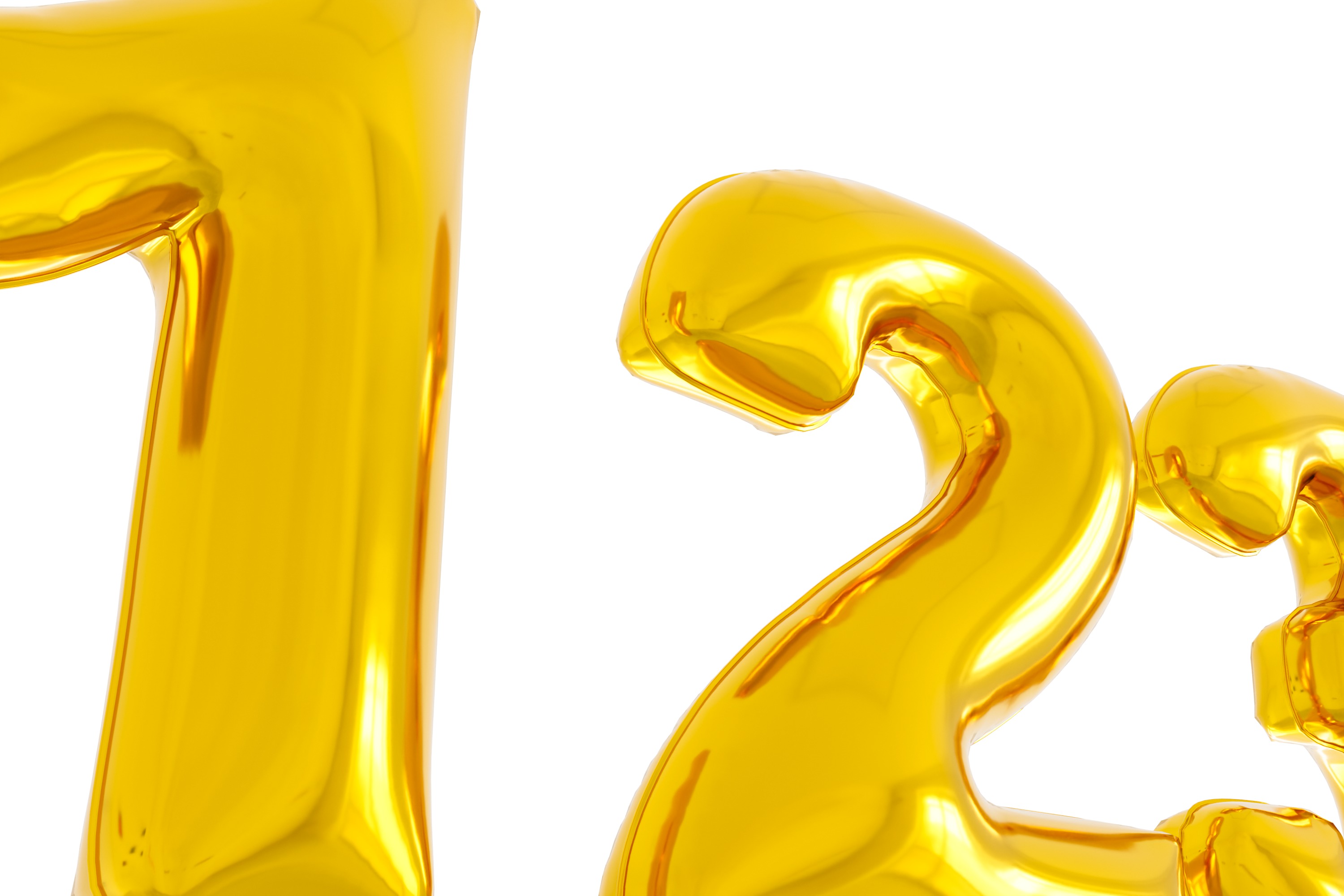 Balloons Number 3D model_3