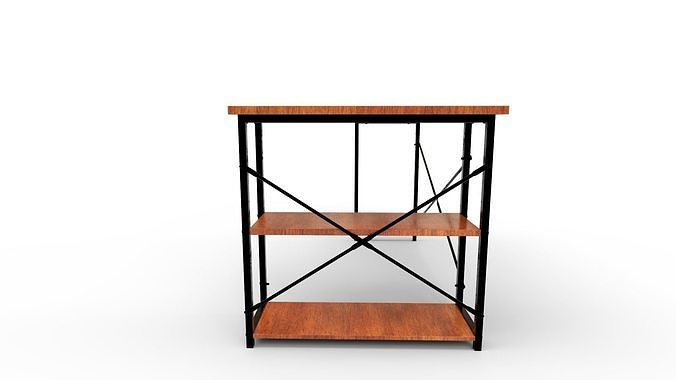 Gaming Desk 3D model 6