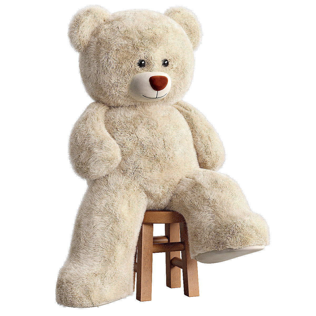 collection of teddy bears 3D model_9