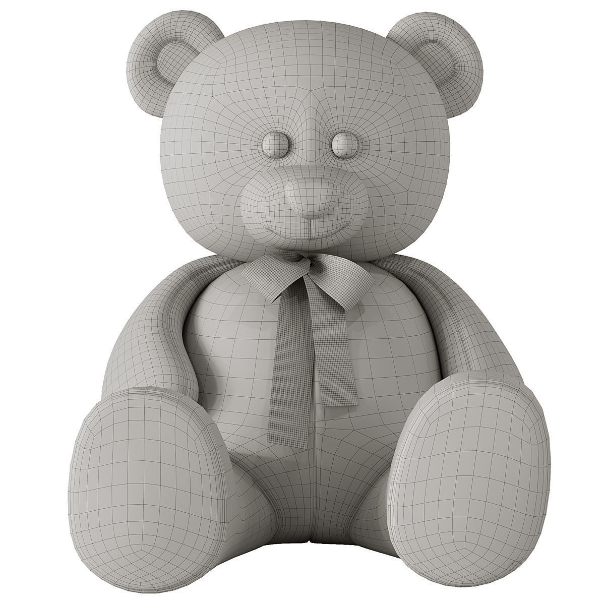 collection of teddy bears 3D model_12