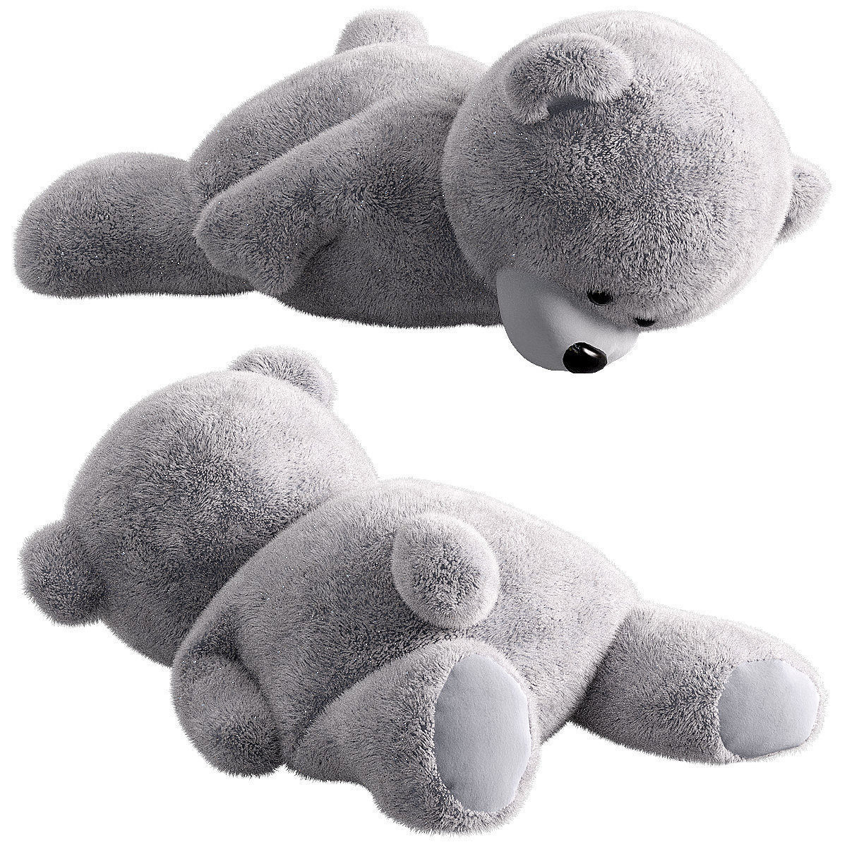 collection of teddy bears 3D model_21