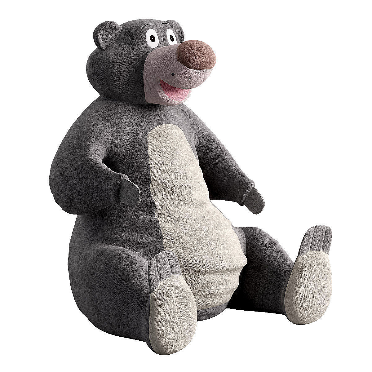 collection of teddy bears 3D model_23