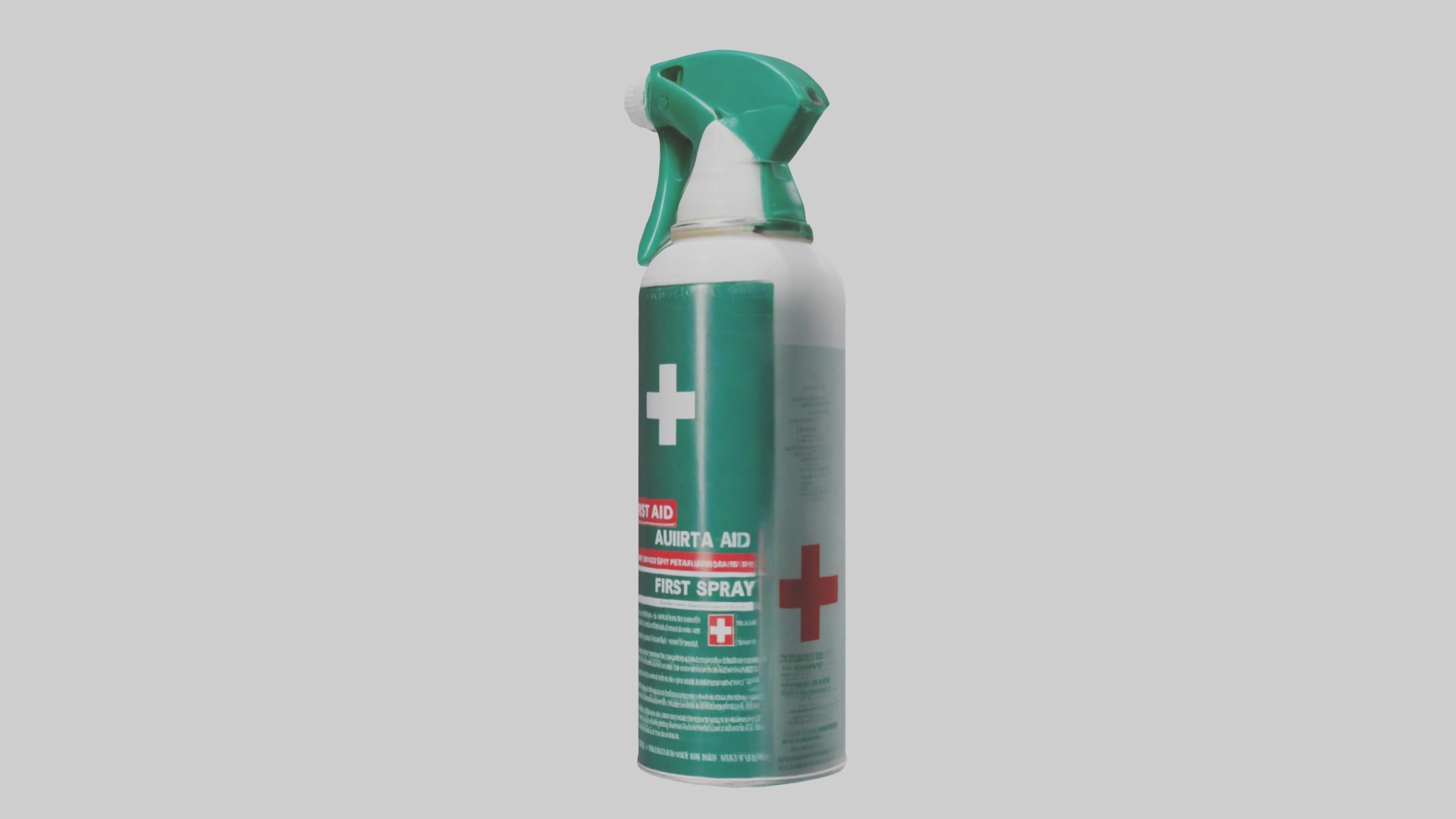 First Aid Spray Low-poly 3D model_2