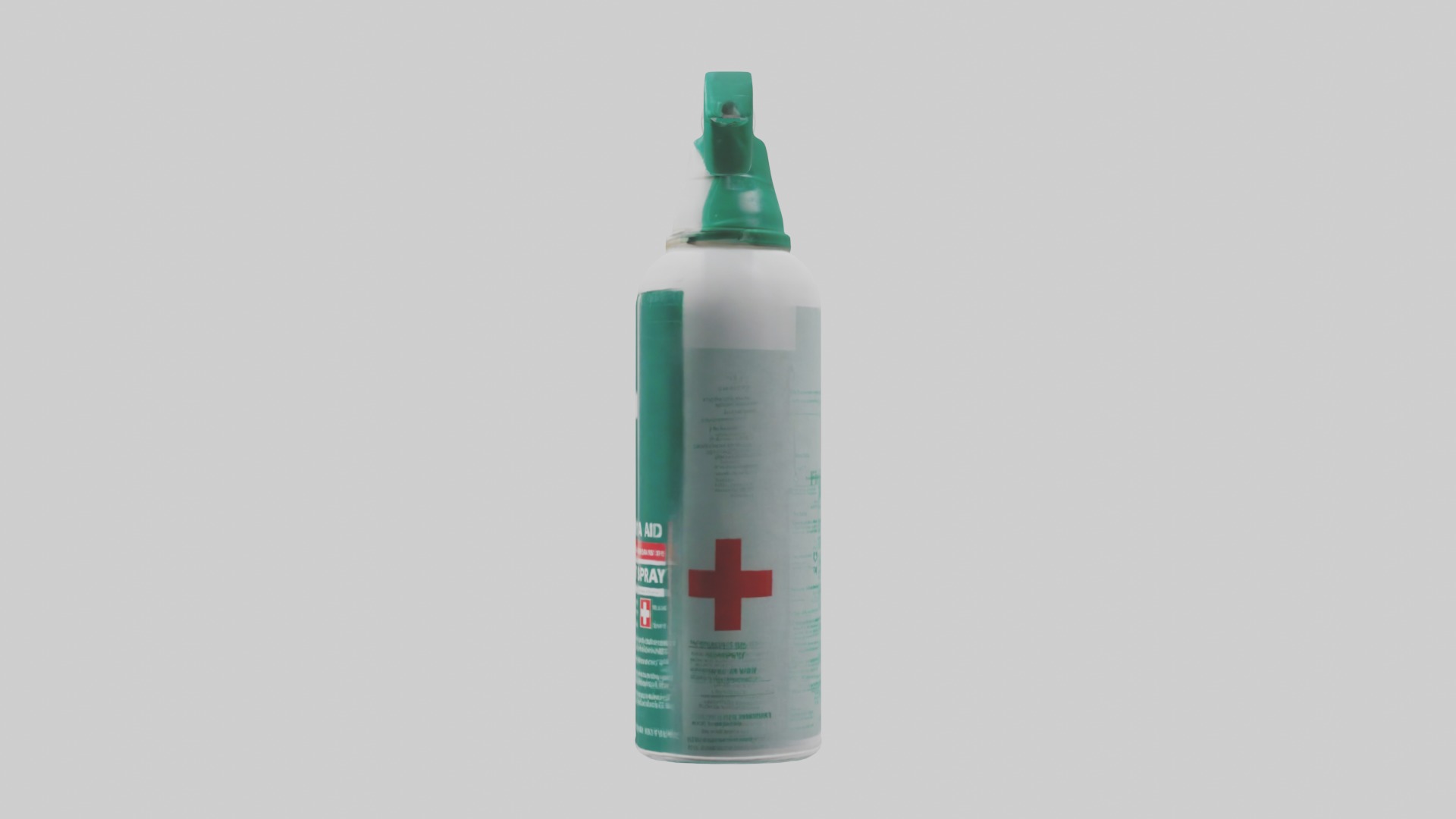 First Aid Spray Low-poly 3D model_15