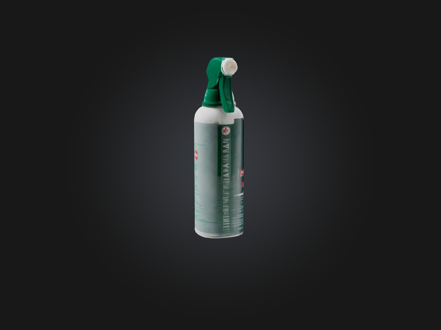 First Aid Spray Low-poly 3D model_10