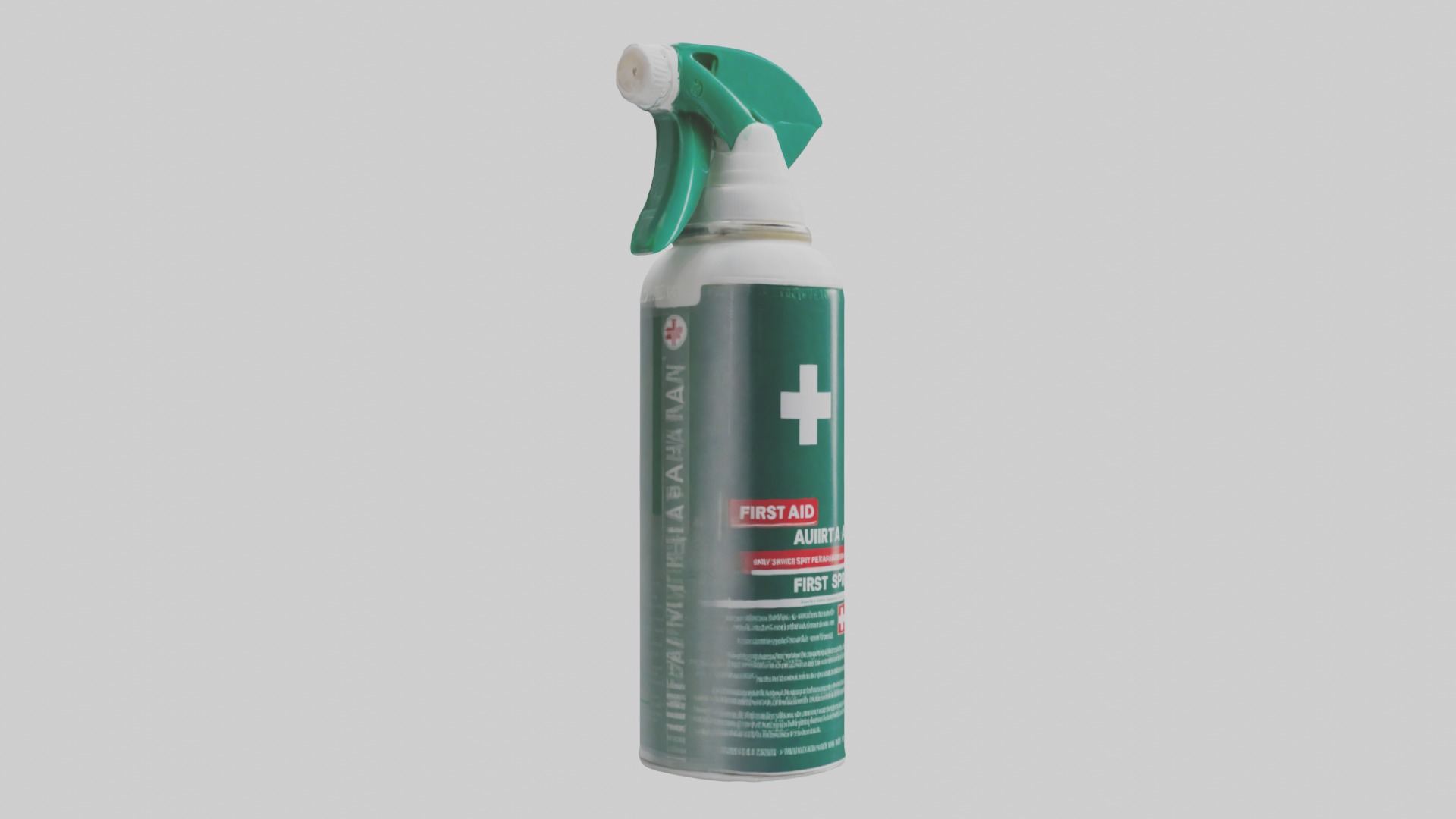 First Aid Spray Low-poly 3D model_14