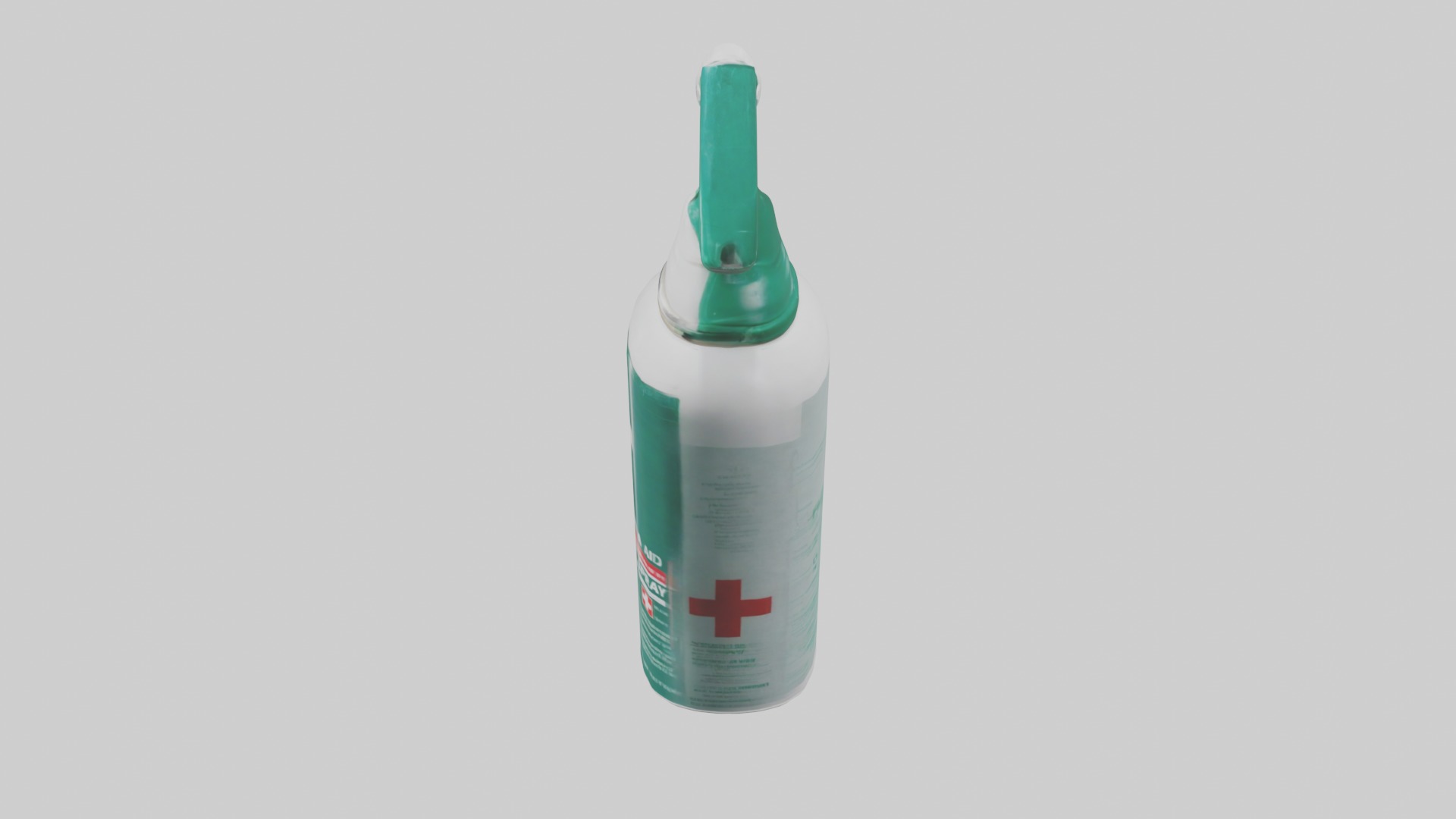 First Aid Spray Low-poly 3D model_3