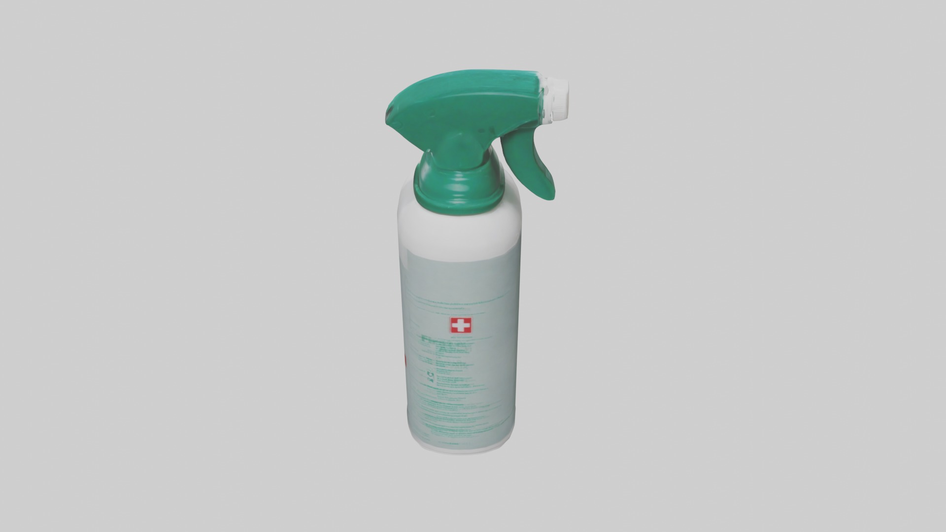 First Aid Spray Low-poly 3D model_6