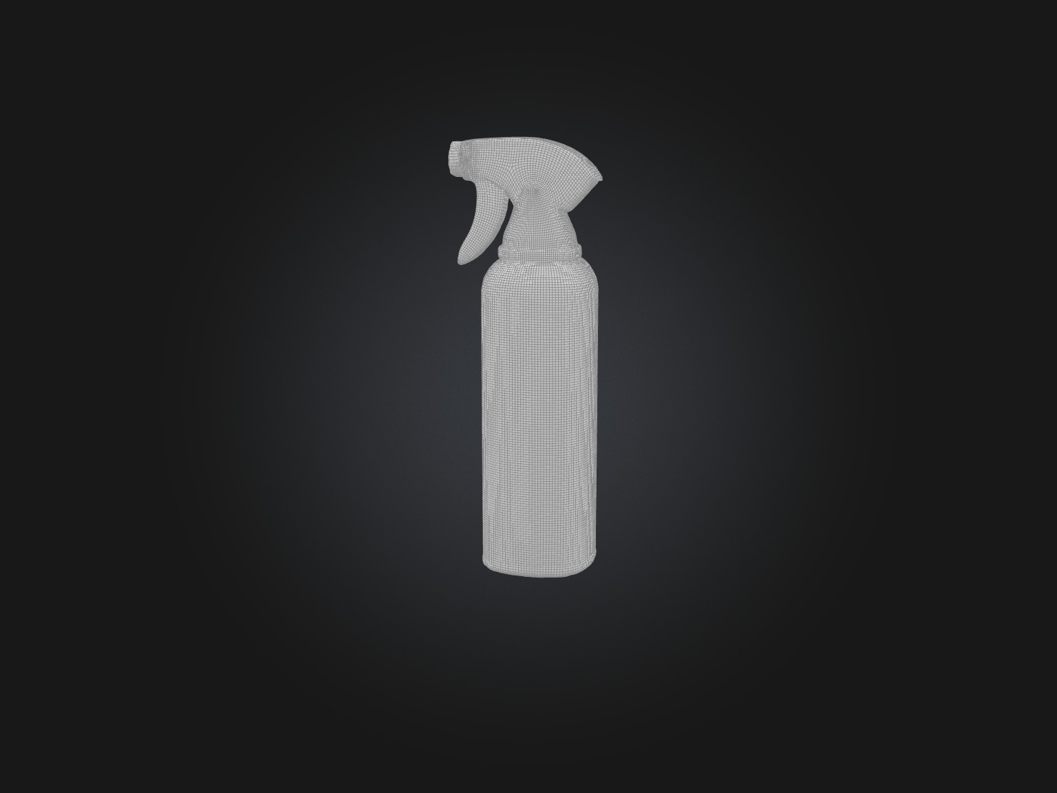 First Aid Spray Low-poly 3D model_9