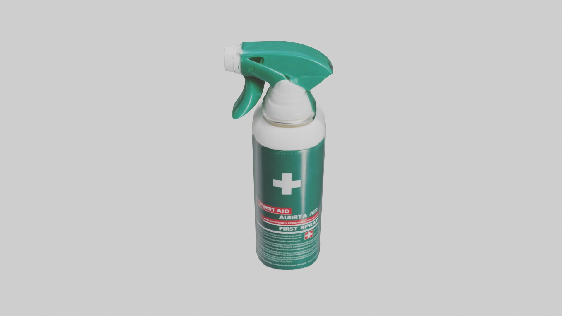 First Aid Spray Low-poly 3D model_5