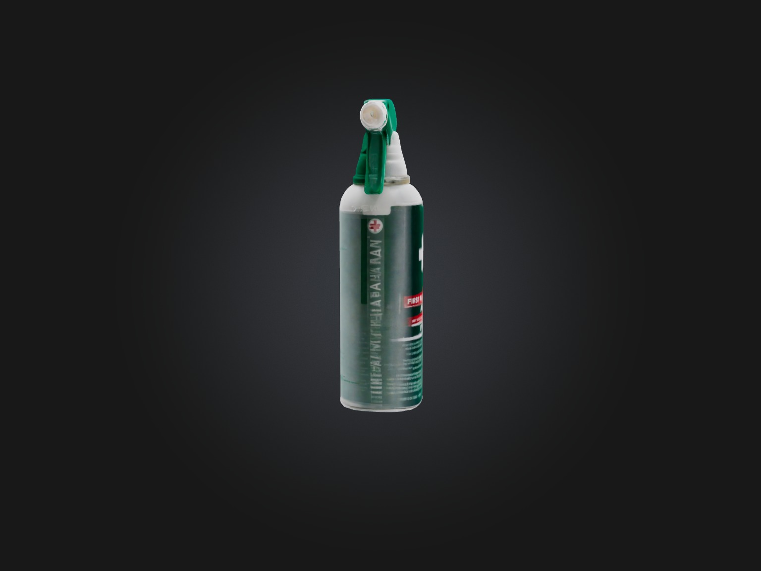 First Aid Spray Low-poly 3D model_1