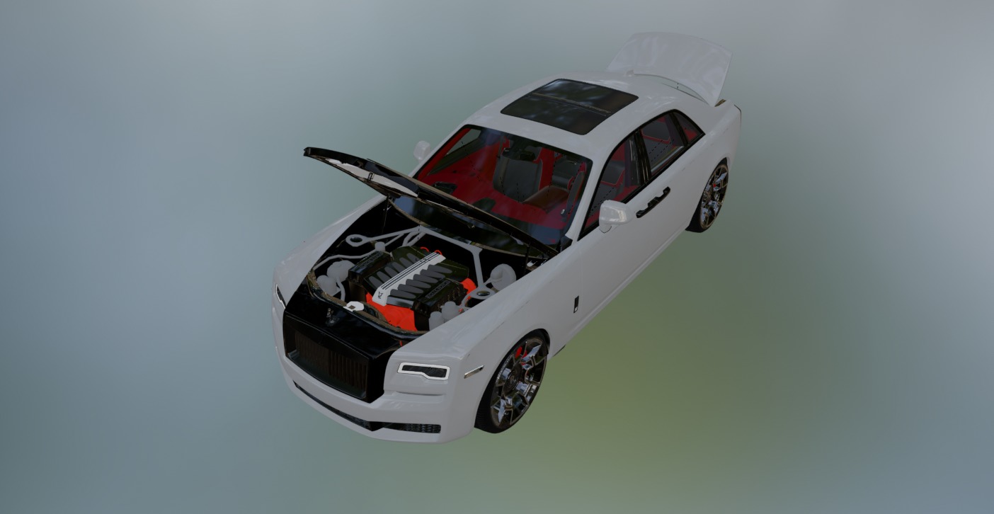 Rolls Royce Ghost 3D model 3D model_1