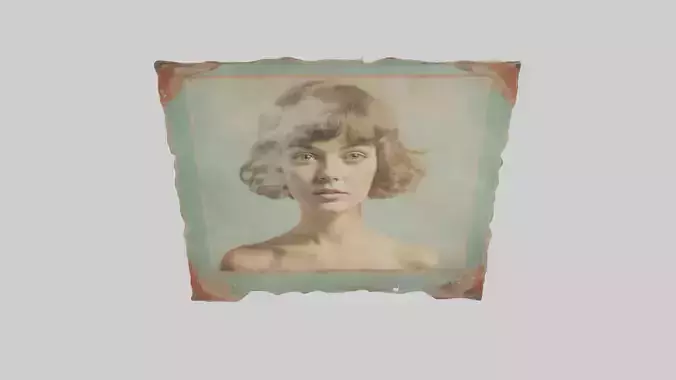 Faded Vintage Poster Model