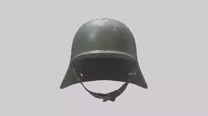 Dented Old Helmet Model