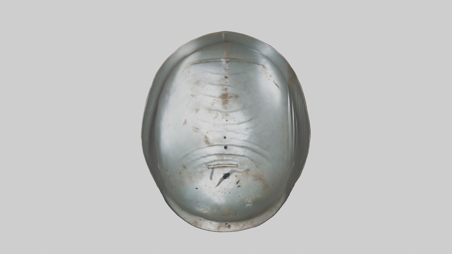 Dented Old Helmet Model Low-poly 3D model_16