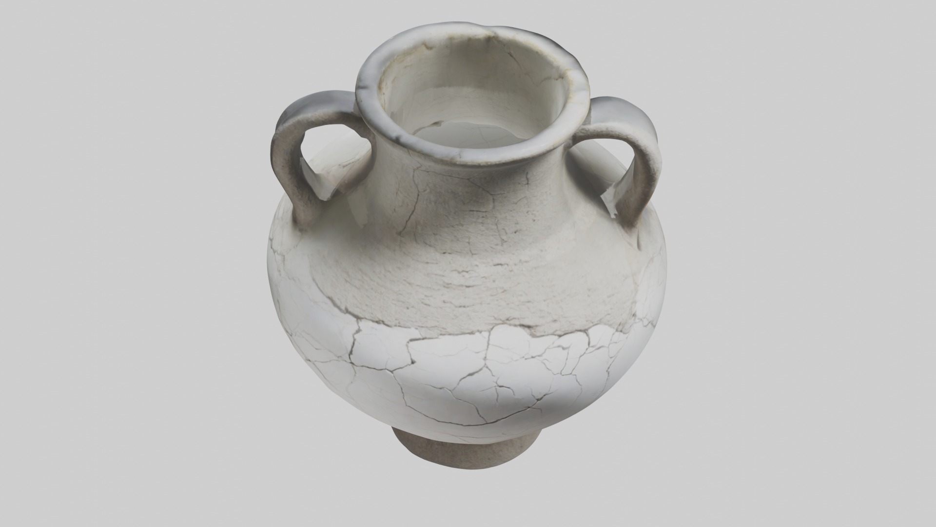 Cracked Antique Vase Model Low-poly 3D model_19