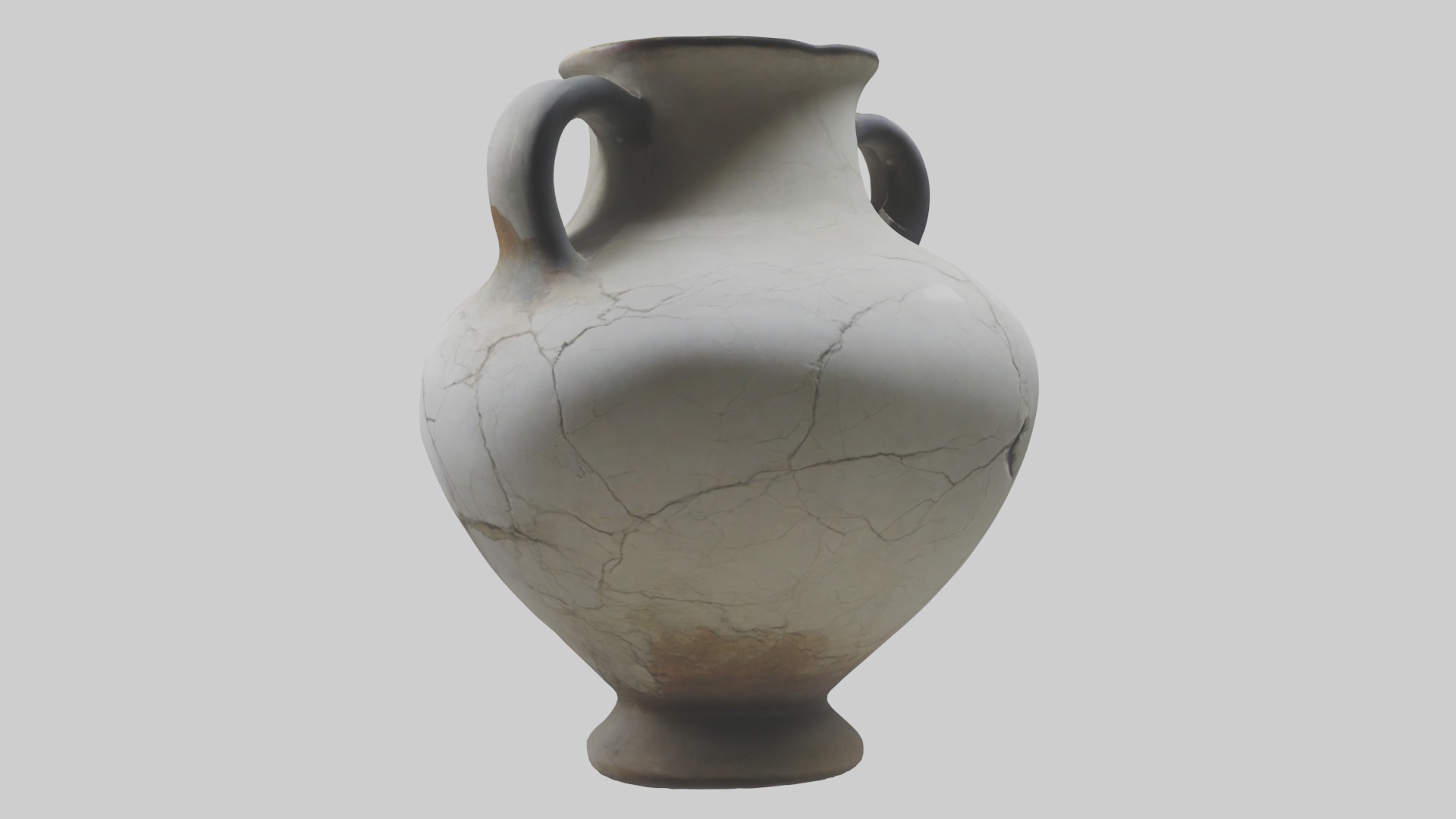 Cracked Antique Vase Model Low-poly 3D model_16