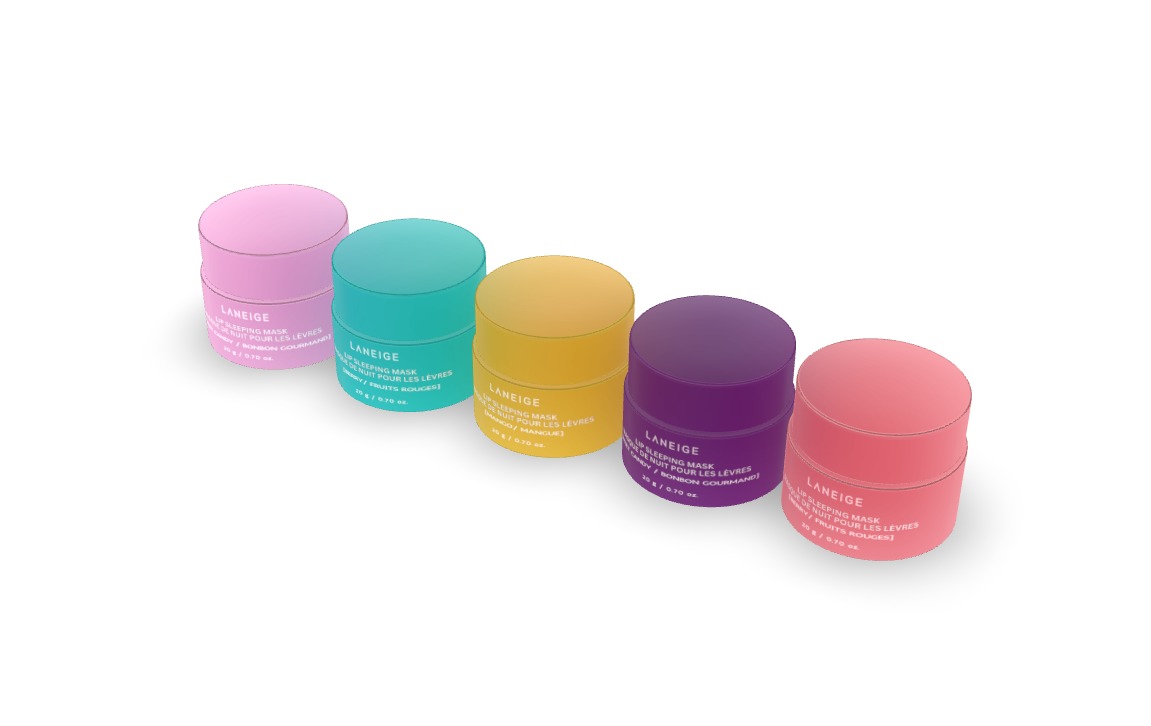Laneige Sleeping Mask Combo 5 3D model_1