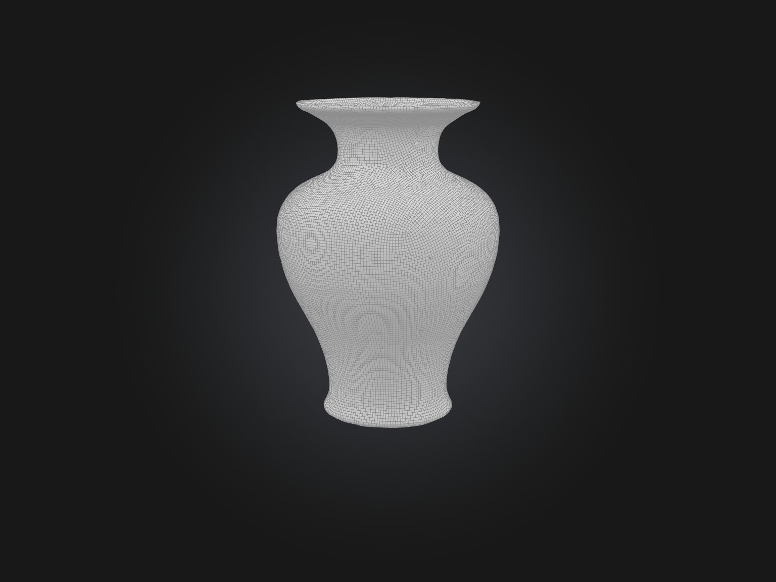 Ceramic Vase Model Low-poly 3D model_1