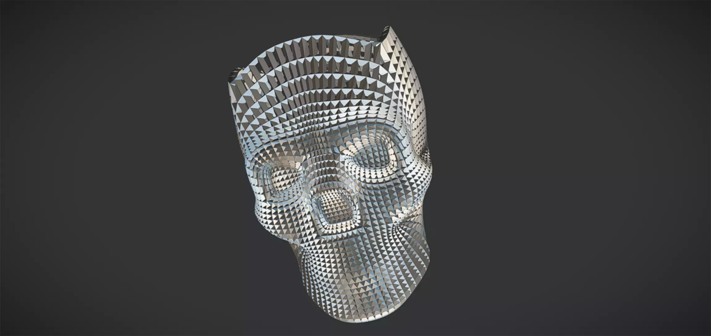 skull   art 3D print model_0