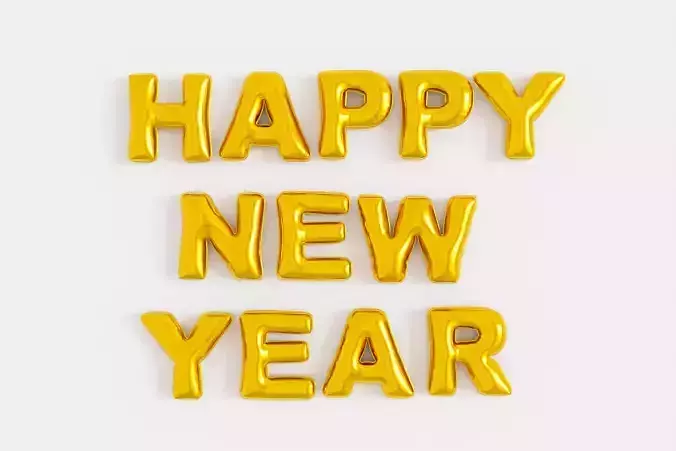 Happy New Year Balloon