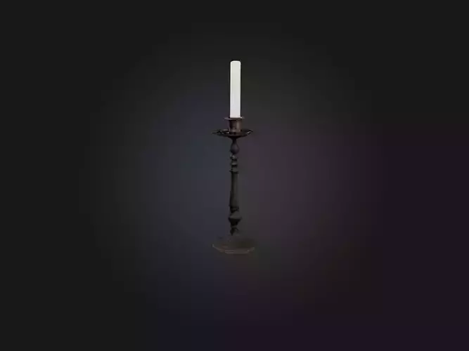 Candlestick Low-poly 3D model