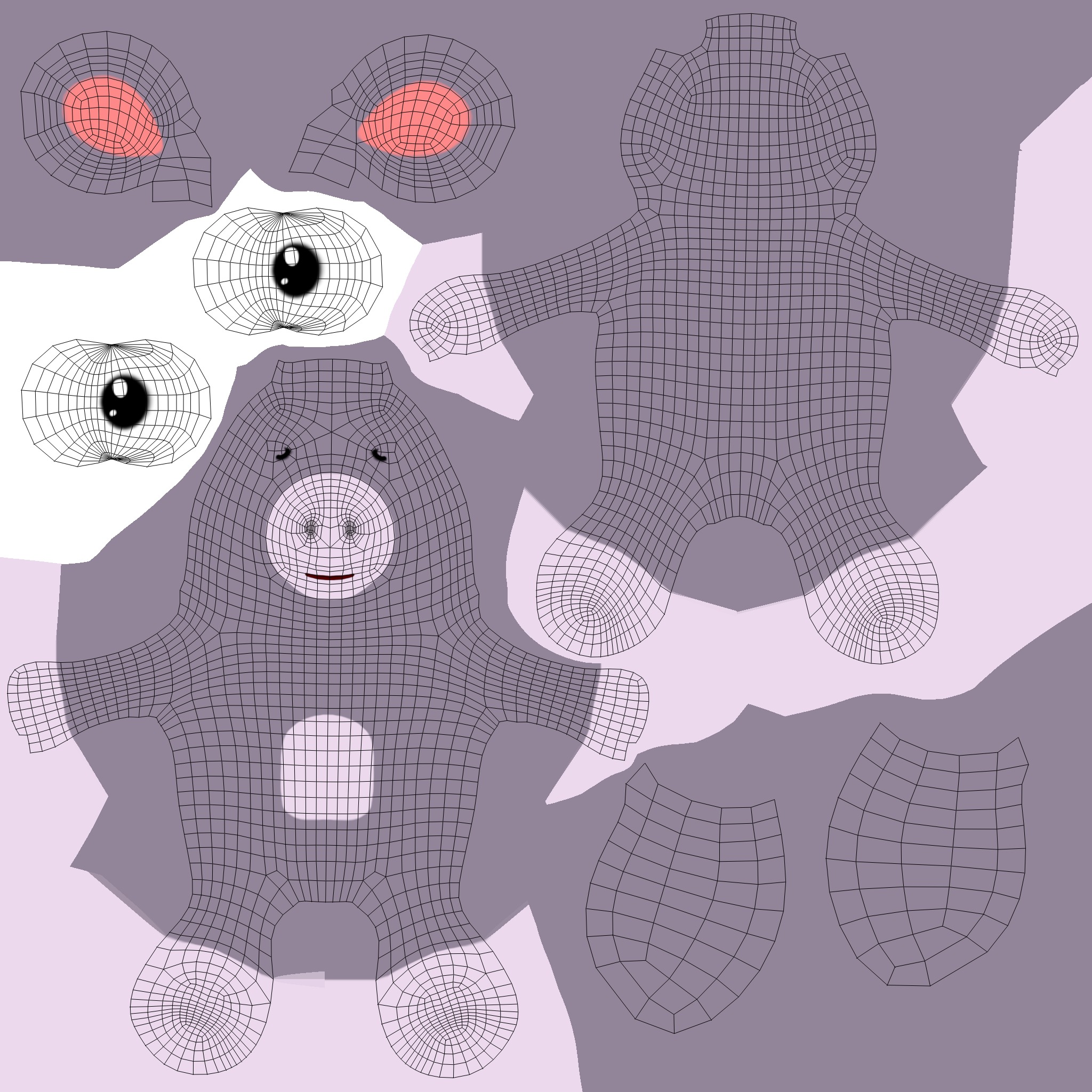 High-Quality 3D Cute Hippo for Games Low-poly 3D model_10