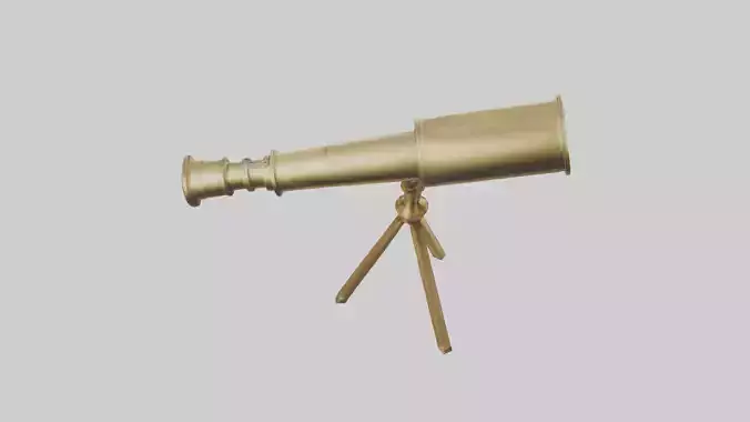 Brass Telescope Model