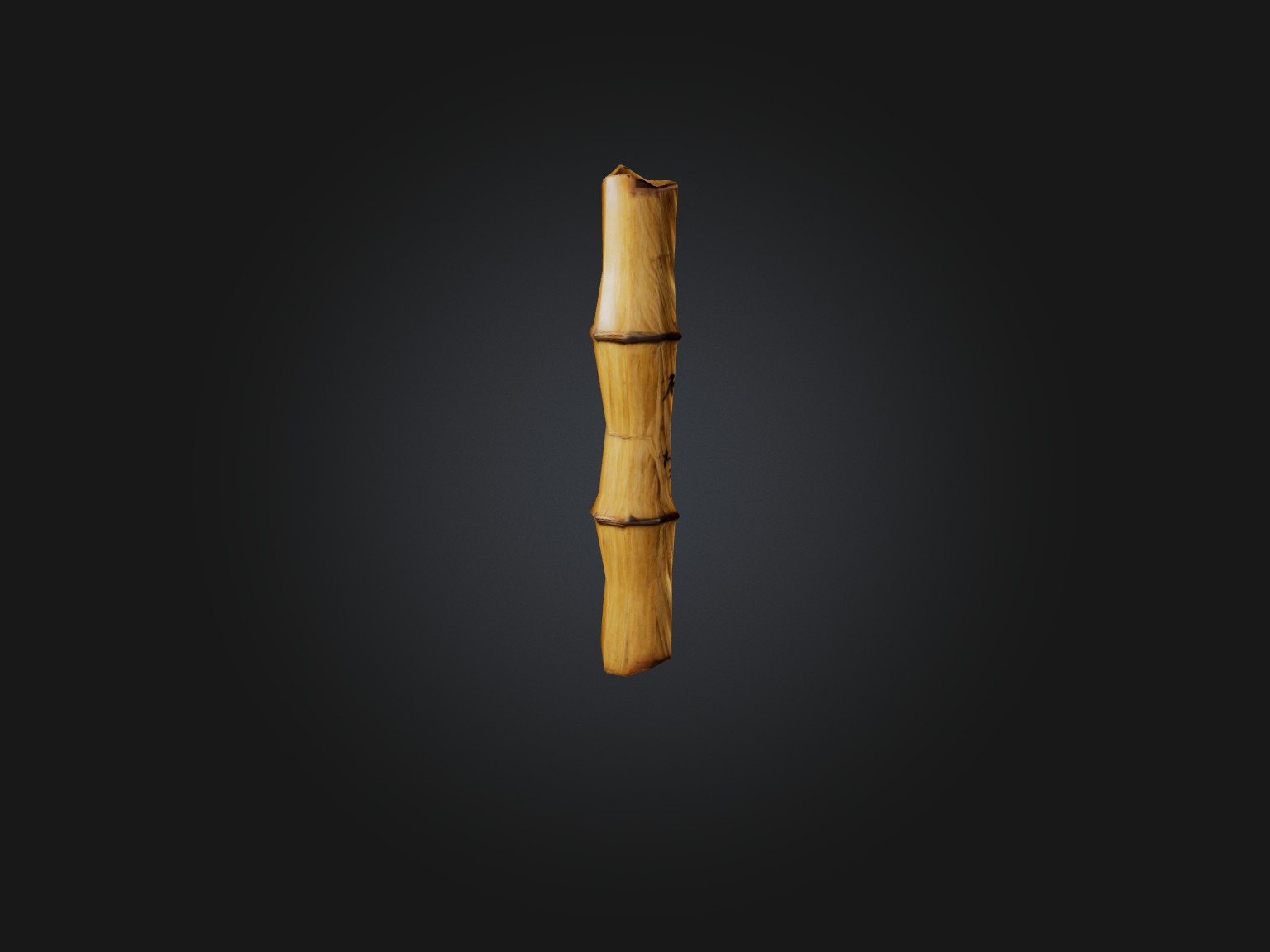 Bamboo Cane Model Low-poly 3D model_12