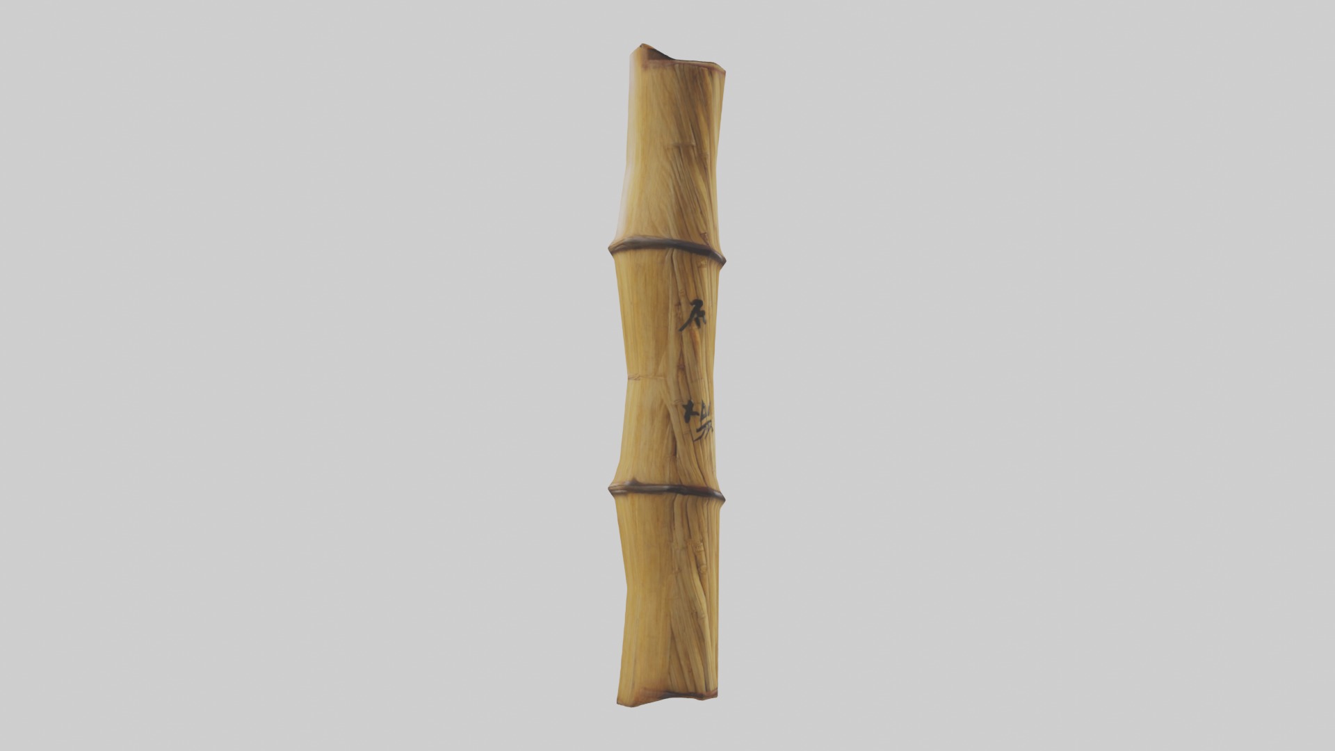 Bamboo Cane Model Low-poly 3D model_4